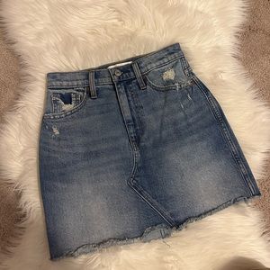 NWOT Abercrombie & Fitch Ultra High Rise Denim Skirt